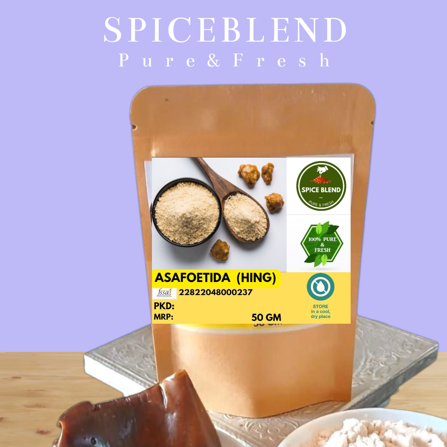 ASAFOETIDA (HING)- 50g