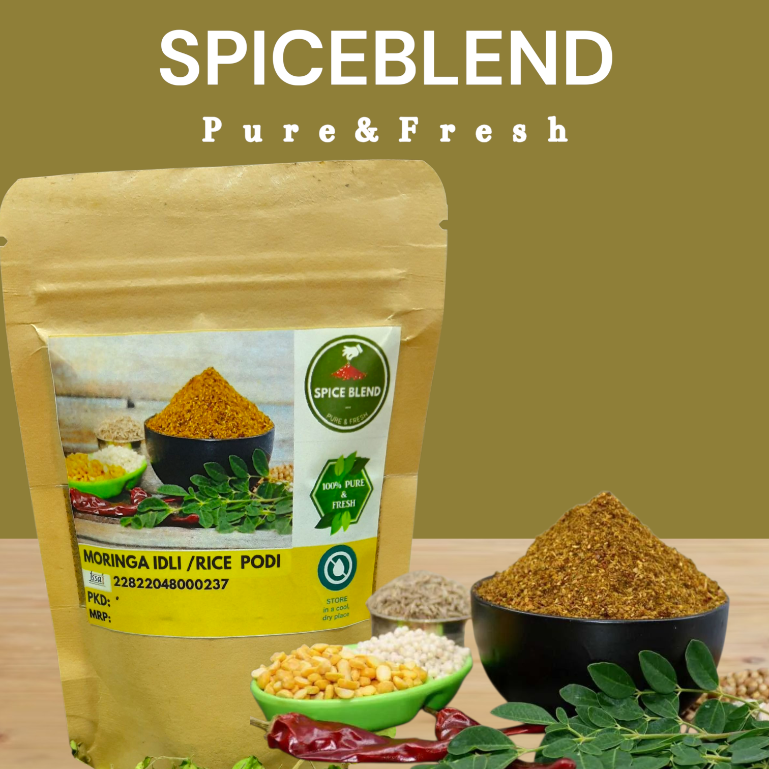 Moringa Idli / Rice Podi (100g)